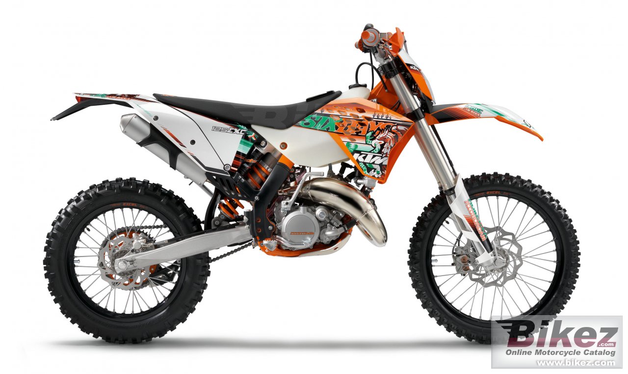 Big KTM 125 exc sixdays picture and wallpaper from Bikez.com